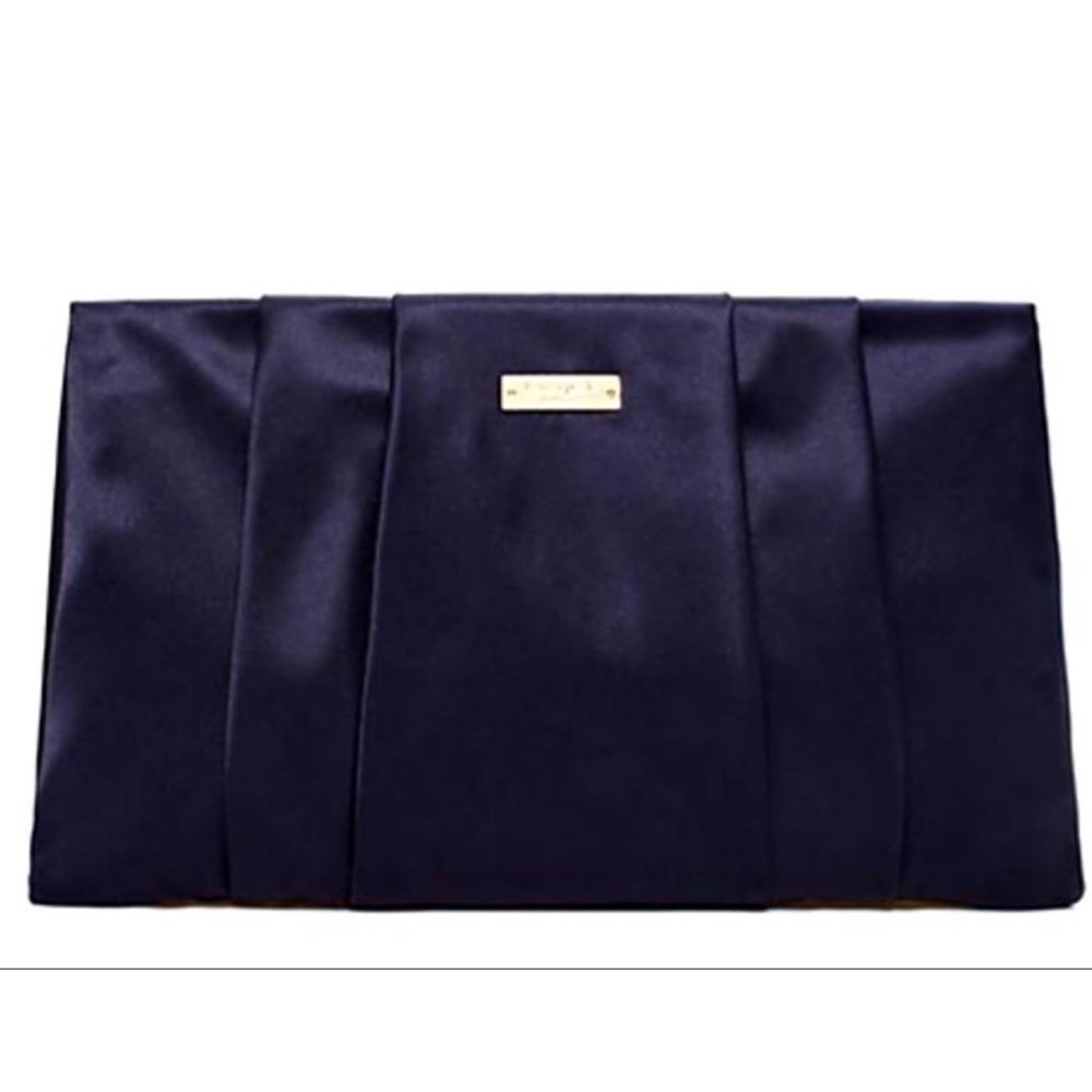 Kate Spade April Satin Evening Clutch - Black